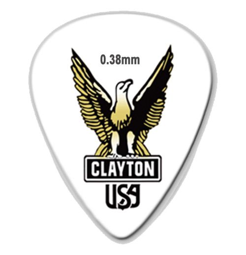 Clayton Acetal Guitar Picks - Standard S38 .38mm 72 Refill Bag
