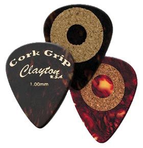 Clayton Cork Grip Guitar Picks CG50 .50mm 6 Pack