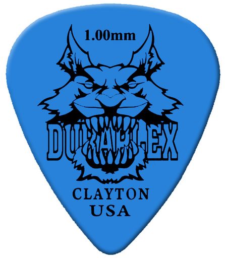 Clayton Duraplex Standard Guitar Picks DXS100 1.00mm 12 Pack