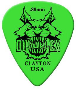 Clayton Duraplex Standard Guitar Picks DXS88 .88mm 12 Pack