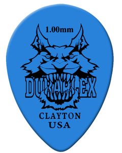 Clayton Duraplex Teardrop Guitar Picks DXST100 1.00mm 12 Pack