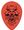 Clayton Duraplex Teardrop Guitar Picks DXST50 .50mm 12 Pack