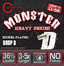 Cleartone EMP Coated Electric Guitar Strings - Drop Tuning