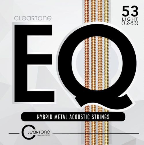 Cleartone EQ Hybrid Metal Acoustic Guitar Strings 7812 Light 12-53