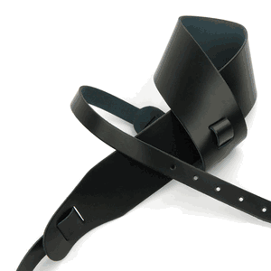 D'Addario 2" Black Leather Banjo Strap