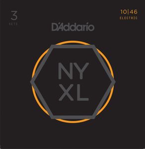 D'Addario 3 Pack NYXL Electric Guitar Strings