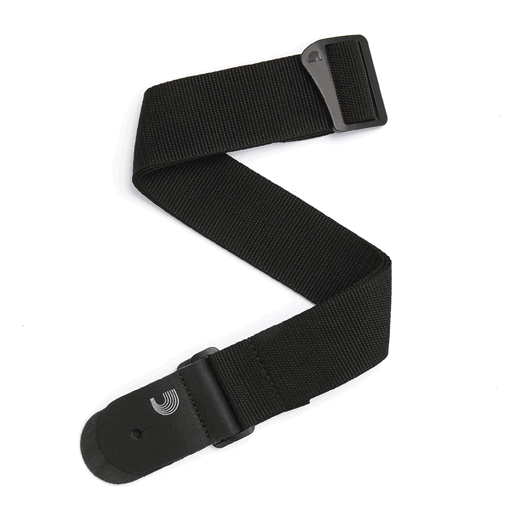 D'Addario 50 MM Polypro Guitar Strap PWS100 Black