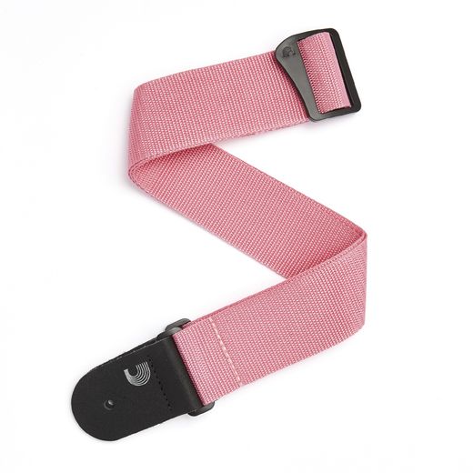 D'Addario 50 MM Polypro Guitar Strap PWS106 Pink