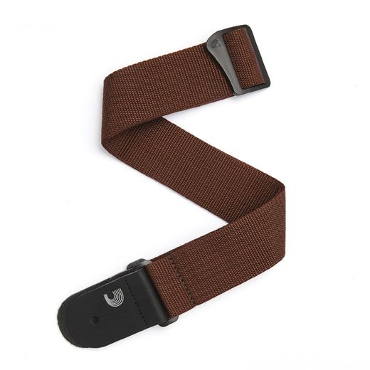 D'Addario 50 MM Polypro Guitar Strap PWS109 Brown