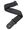 D'Addario 50B01 Woven Guitar Strap, Black Satin