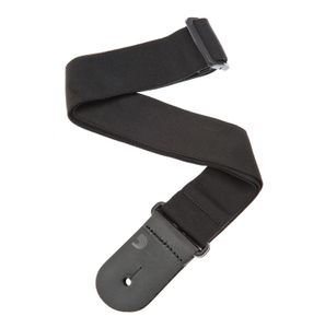 D'Addario 50F05 Woven Guitar Strap, Black Tube