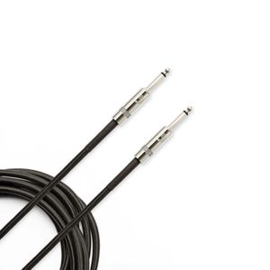 D'Addario Custom Series Braided Instrument Cable - Black 10'