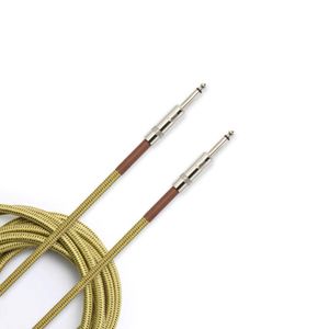 D'Addario Custom Series Braided Instrument Cable - Tweed 20'