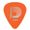 D'Addario Duralin Standard Guitar Picks - 10 Pack 1DOR2-10 Orange Light .60mm
