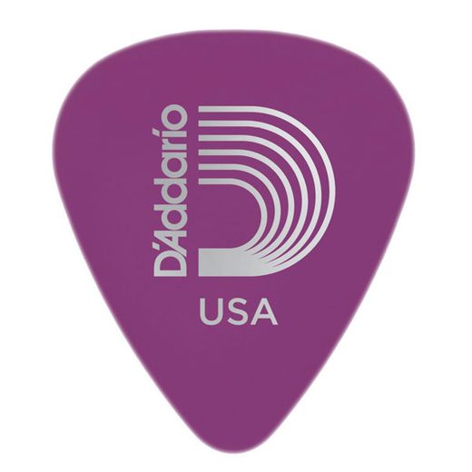 D'Addario Duralin Standard Guitar Picks - 10 Pack 1DPR6-10 Purple Heavy 1.2mm