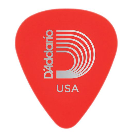 D'Addario Duralin Standard Guitar Picks - 10 Pack 1DRD1-10 Red Super Light .50mm