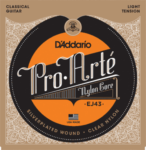 D'Addario EJ Pro Arte Nylon Classical Guitar Strings EJ43 Light 27.5-42