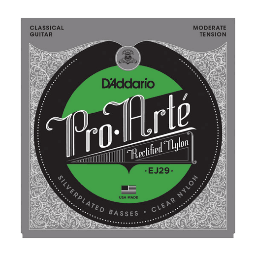 D'Addario EJ29 Pro Arte Rectified Nylon Classical Guitar Strings Moderate Tension
