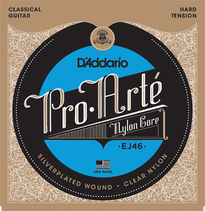 D'Addario EJ Pro Arte Nylon Classical Guitar Strings EJ46 Hard 28-44