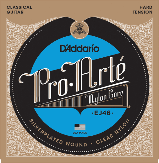 D'Addario EJ Pro Arte Nylon Classical Guitar Strings EJ46 Hard 28-44