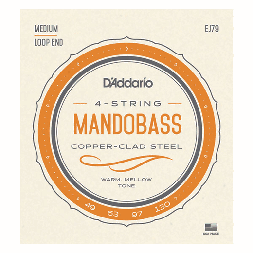 D'Addario EJ79 Copper Mandobass Strings 49-130