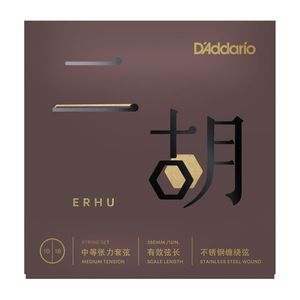 D'Addario ERHU01 Erhu Strings, Medium Tension, 10-18