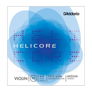 D'Addario H310 Helicore Violin String Set Medium H310-4/4M 4/4 Medium
