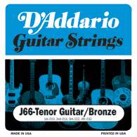 D'Addario J66 80/20 Bronze wound Tenor Guitar Strings