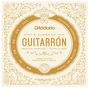 D'Addario MG10N Guitarron 6 String Set, Phosphor Bronze, Normal Tension