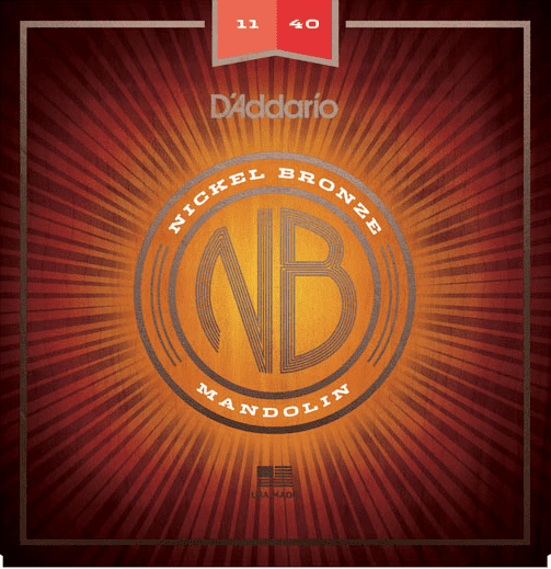DAddario Nickel Bronze Mandolin Strings NBM1140 Medium 11-40