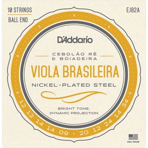D'Addario Nickel Viola Brasileira Strings