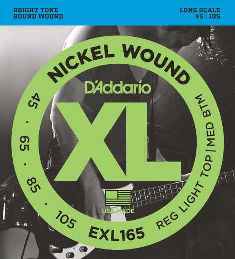 D'Addario Nickel Wound Electric Bass Strings