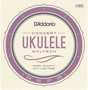 D'Addario Nyltech Ukulele Strings EJ88C Concert