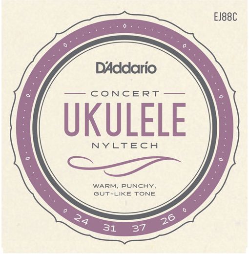 D'Addario Nyltech Ukulele Strings EJ88C Concert