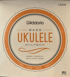 D'Addario Nyltech Ukulele Strings EJ88UB Bass