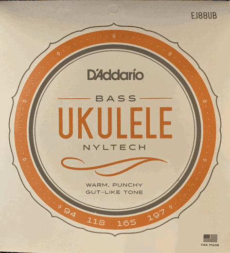 D'Addario Nyltech Ukulele Strings EJ88UB Bass