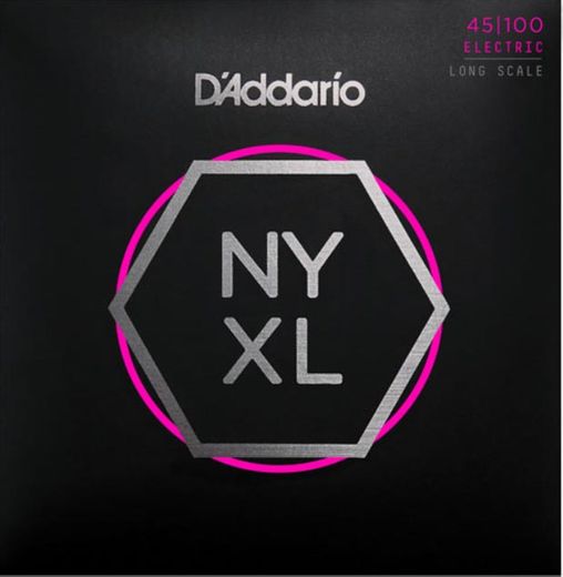 D'Addario NYXL Electric Bass Strings NYXL45100 Reg Light 45-100