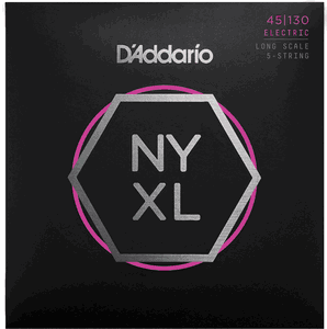 D'Addario NYXL Electric Bass Strings NYXL45130 5-Str Light 45-130