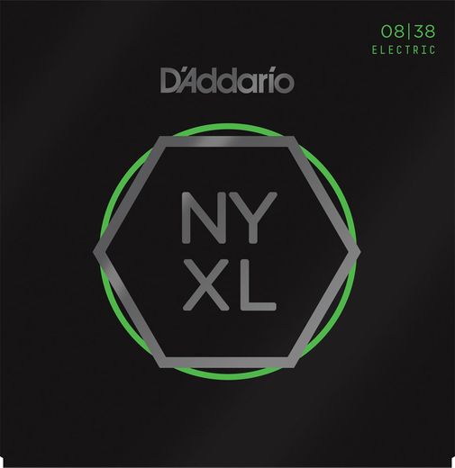 D'Addario NYXL Electric Guitar Strings NYXL0838 Extra Super Light 8-38