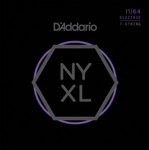D'Addario NYXL Electric Guitar Strings NYXL1164 7-String Medium 11-64