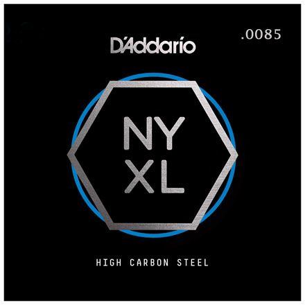 D'Addario NYXL High Carbon Steel Single Strings NYS0085 NYXL Plain Steel .0085