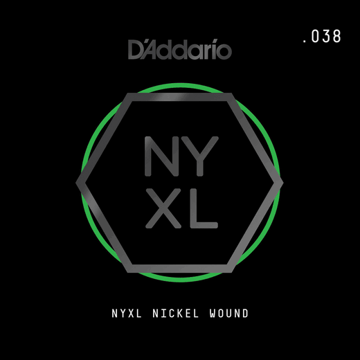 D'Addario NYXL Nickel Wound Singles NYNW038