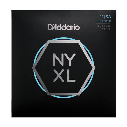 D'Addario NYXL1138PS E9 Pedal Steel Guitar Strings, Regular Light 11-38