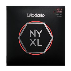 D'Addario NYXL1238PS E9 Pedal Steel Guitar Strings, Custom Medium 12-38