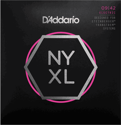 D'Addario NYXLS0942 Double Ball End Steinberger Electric Guitar Strings Super Light 09-42