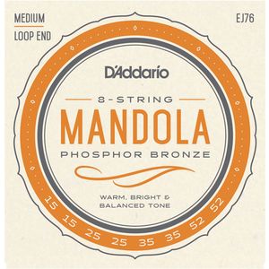 D'Addario Phosphor Bronze Mandola Strings EJ76 Medium