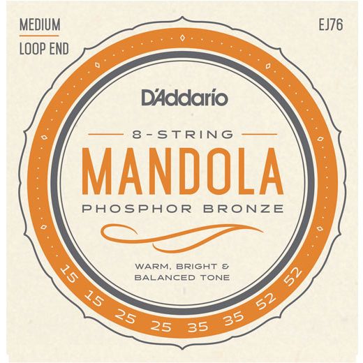 D'Addario Phosphor Bronze Mandola Strings EJ76 Medium