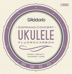 D'Addario Pro Arte Carbon Ukulele Strings EJ99SC Soprano Concert