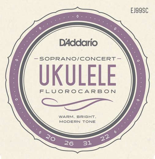 D'Addario Pro Arte Carbon Ukulele Strings EJ99SC Soprano Concert