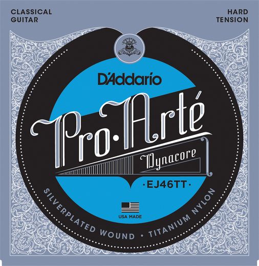 D'Addario Pro Arte Dynacore Classical Guitar Strings EJ46TT Hard Tension